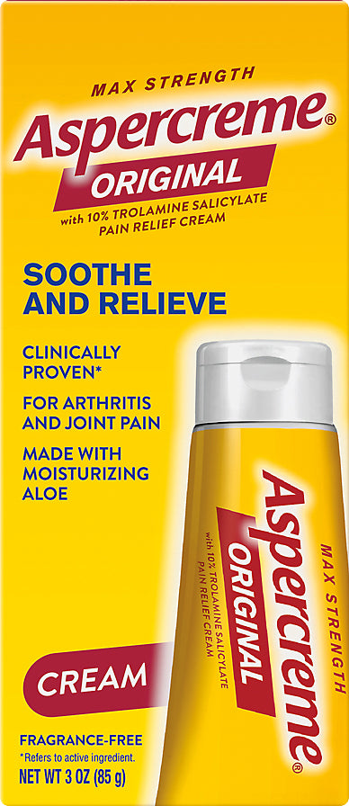Aspercreme Original Max Strength Pain Relief Cream 3 oz