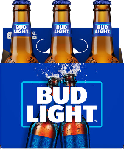 Bud Light Beer 6 ea