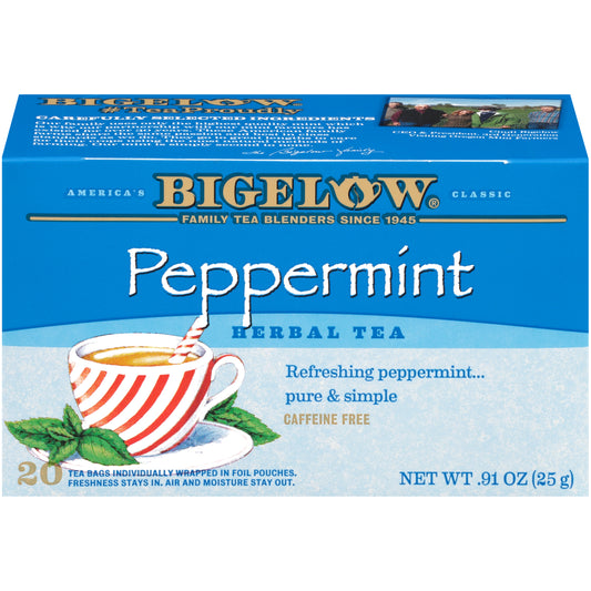 Bigelow® Peppermint Herbal Tea 20 ct Box