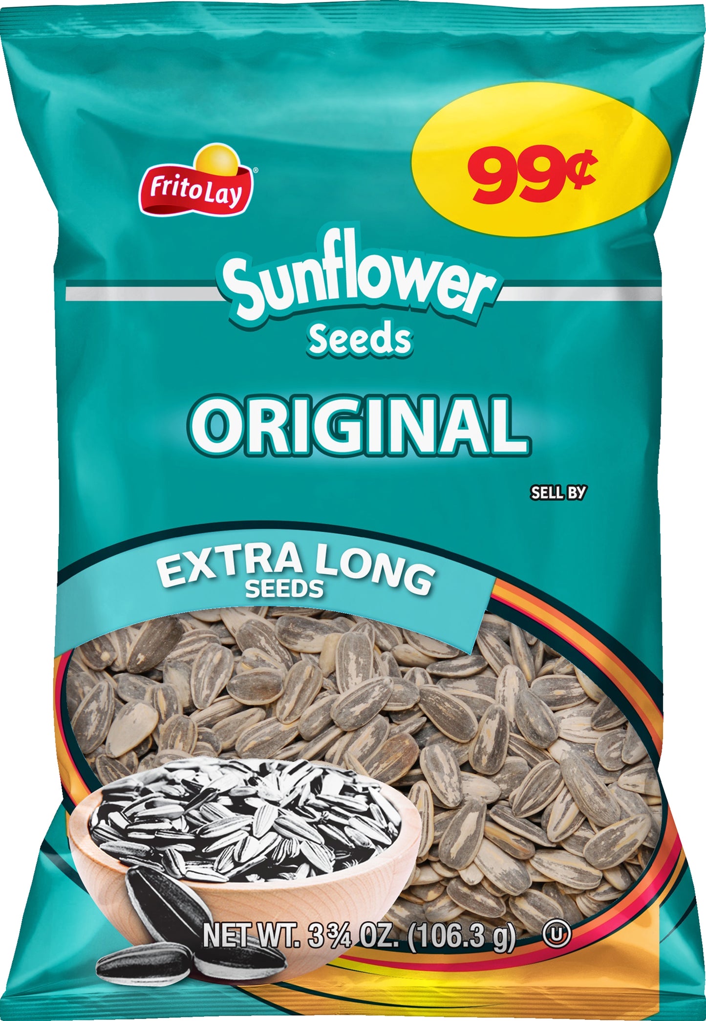 Frito Lay Extra Long Original Sunflower Seeds 3.75 oz