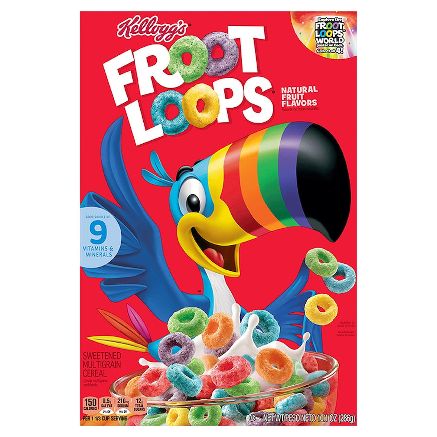 Froot Loops Sweetened Multigrain Cereal 10.1 oz