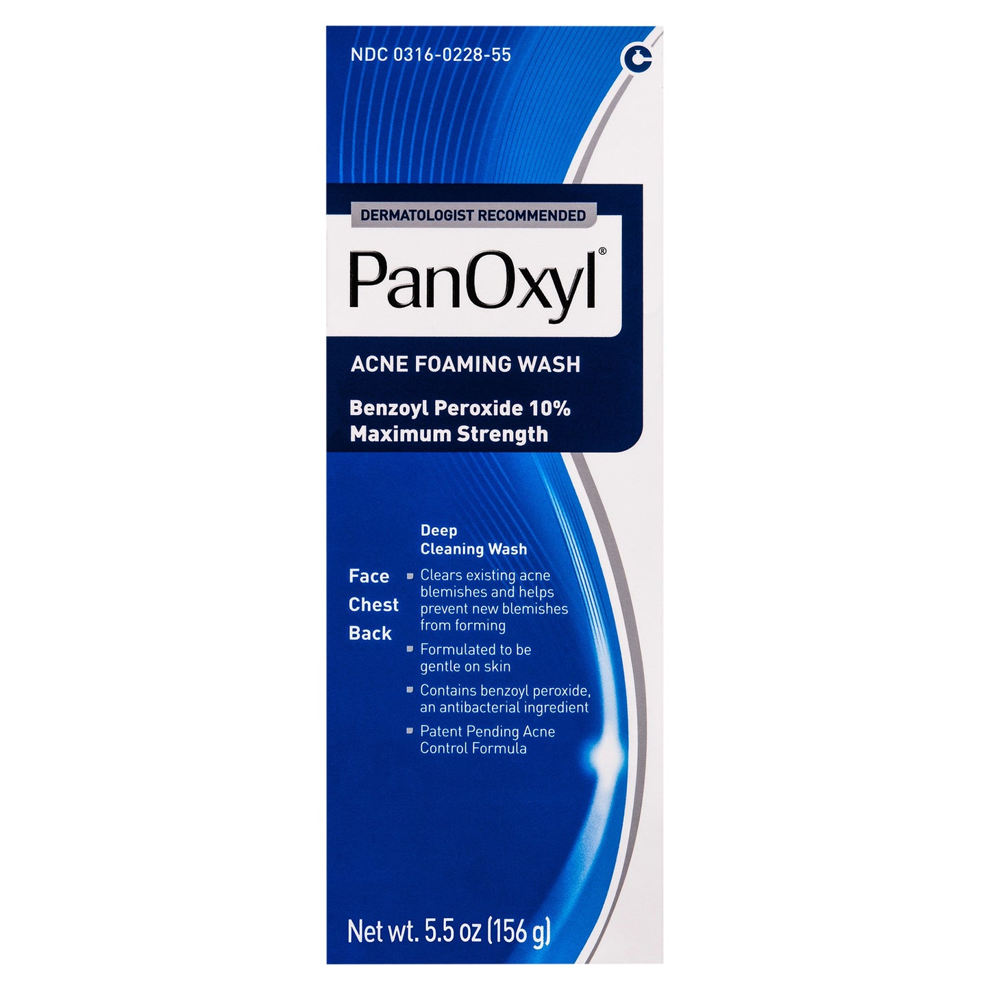 PanOxyl Maximum Strength Acne Foaming Wash 5.5 oz
