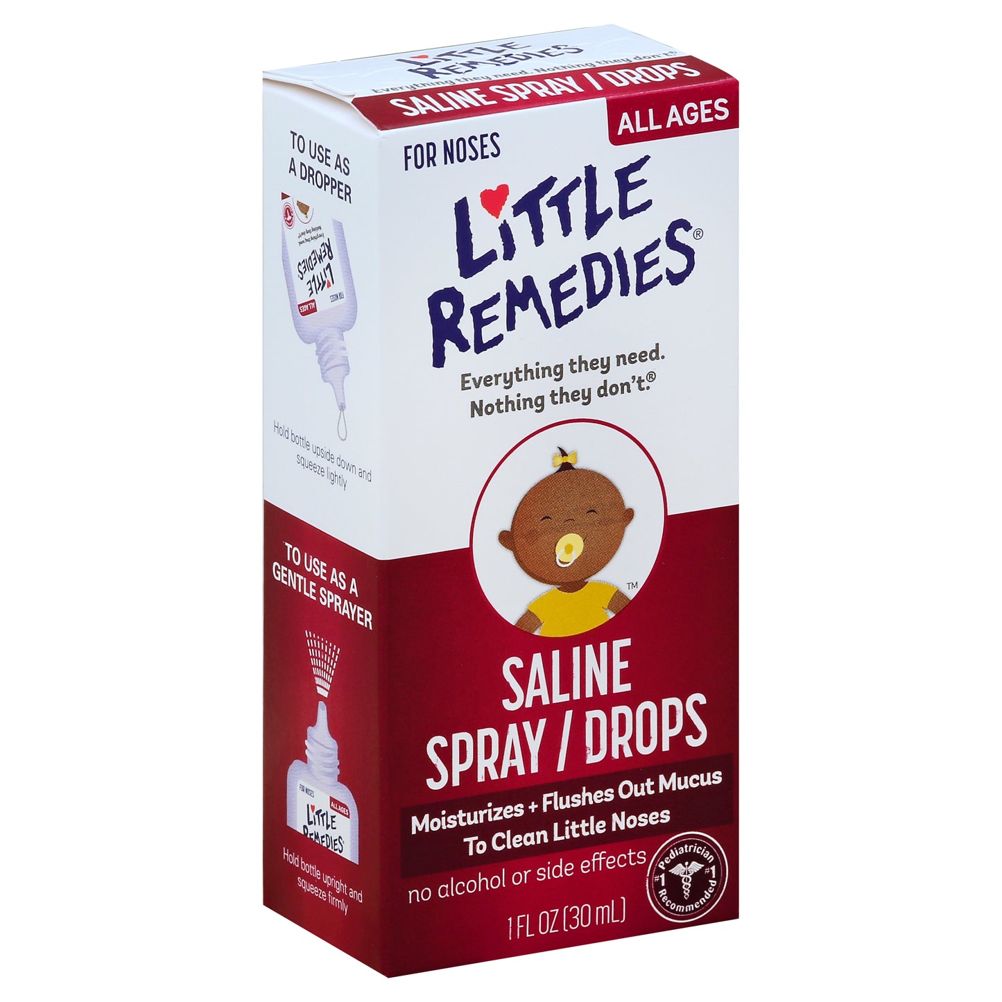 Little Remedies Saline Spray/Drops 1 oz