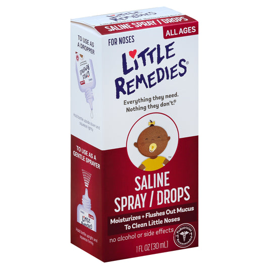 Little Remedies Saline Spray/Drops 1 oz
