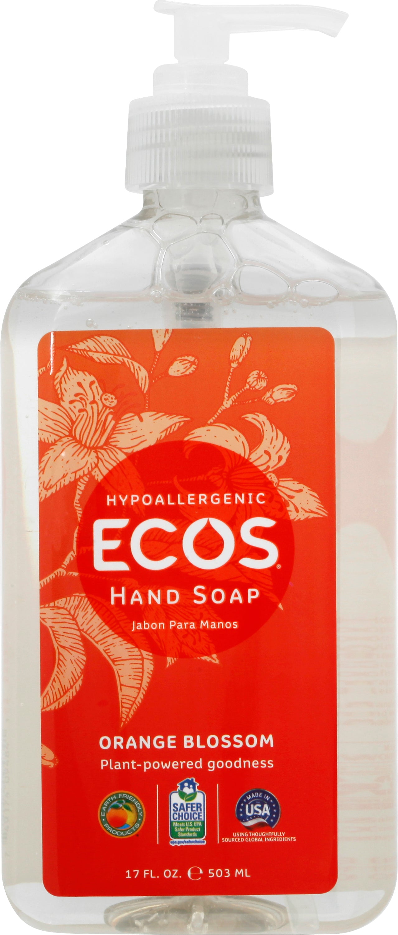 ECOS Orange Blossom Hand Soap 17 oz