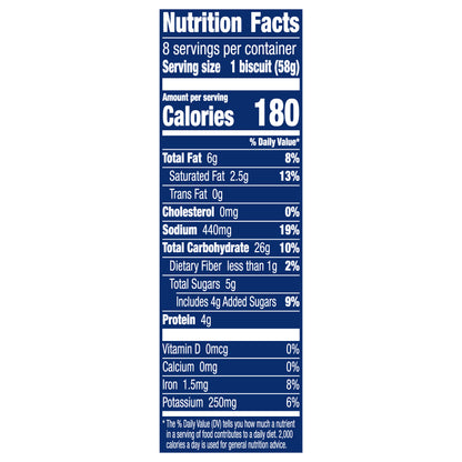 Pillsbury Grands! Flaky Layers, Honey Butter Biscuits, 8 ct, 16.3 oz