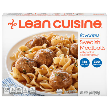 Lean Cuisine SWEDISH MEATBALLS Westrock Claremont, NC 9 1-8 oz (258 g)