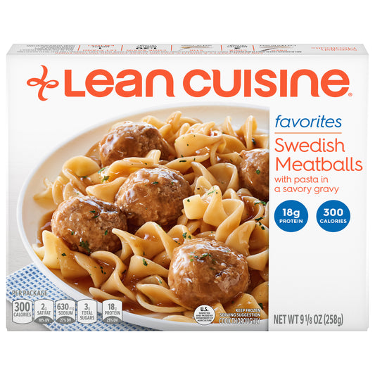 Lean Cuisine SWEDISH MEATBALLS Westrock Claremont, NC 9 1-8 oz (258 g)