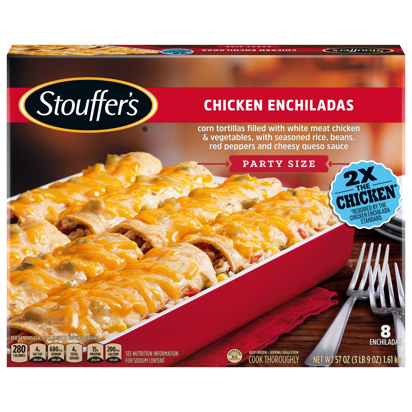 Stouffer's Party Size Chicken Enchiladas 8 ea