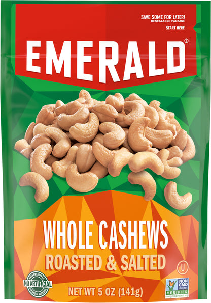Emerald Roasted & Salted Whole Cashews 5 oz