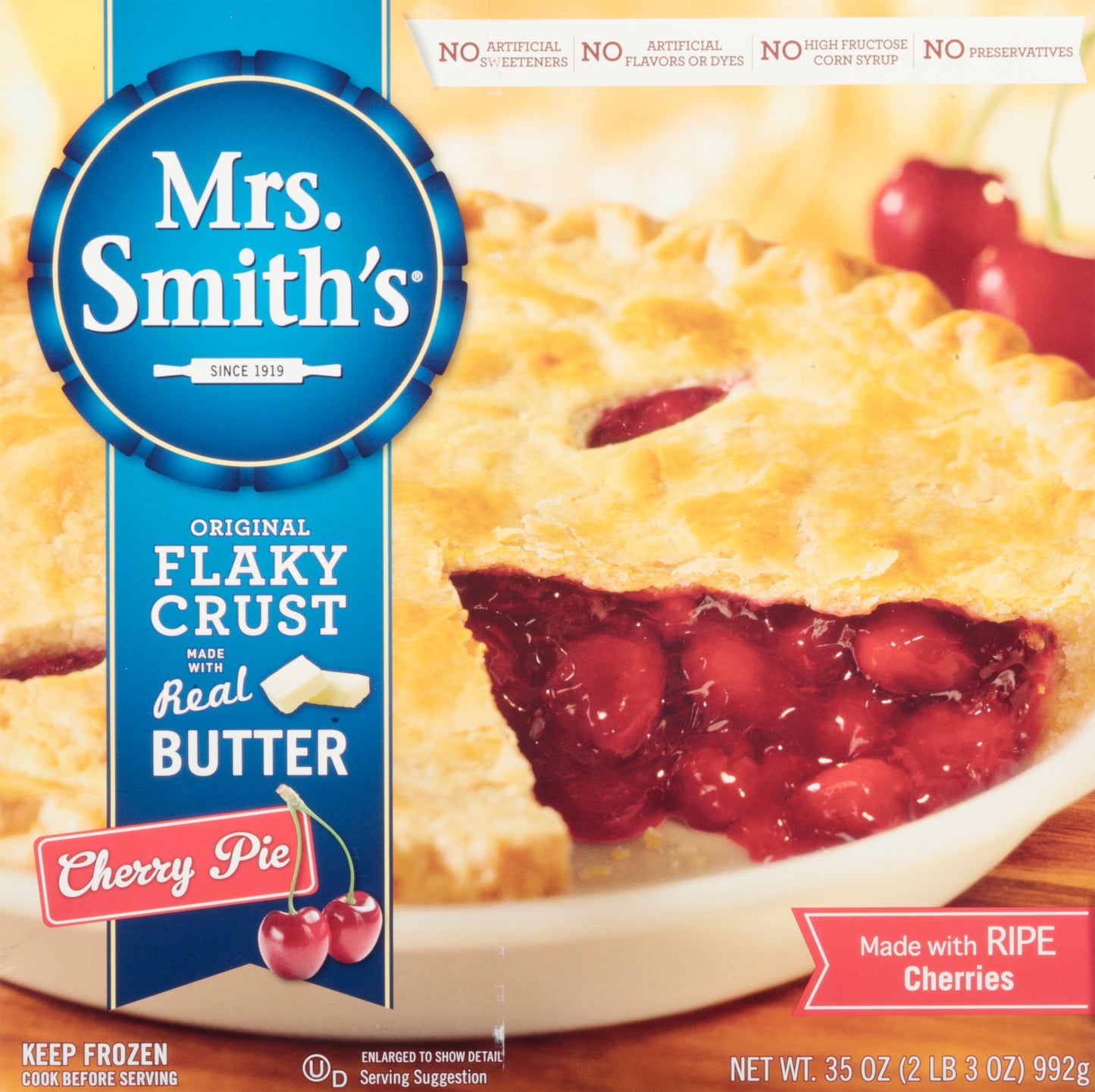 Mrs. Smith's Original Flaky Crust Cherry Pie 35 oz