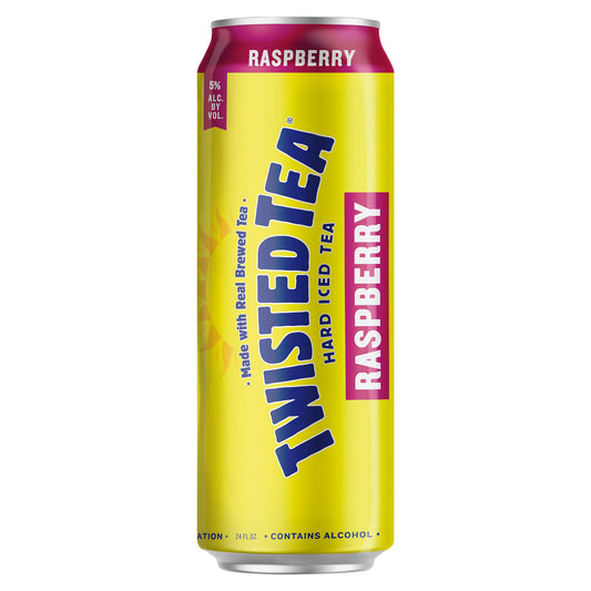 Twisted Tea Raspberry, Hard Iced Tea (24 fl. oz. Can)