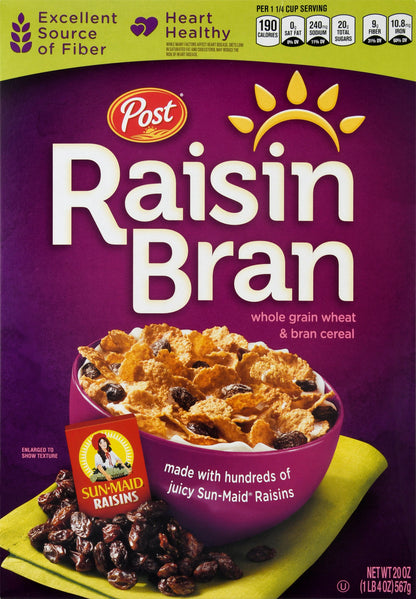 Raisin Bran Whole Grain Cereal 20 oz