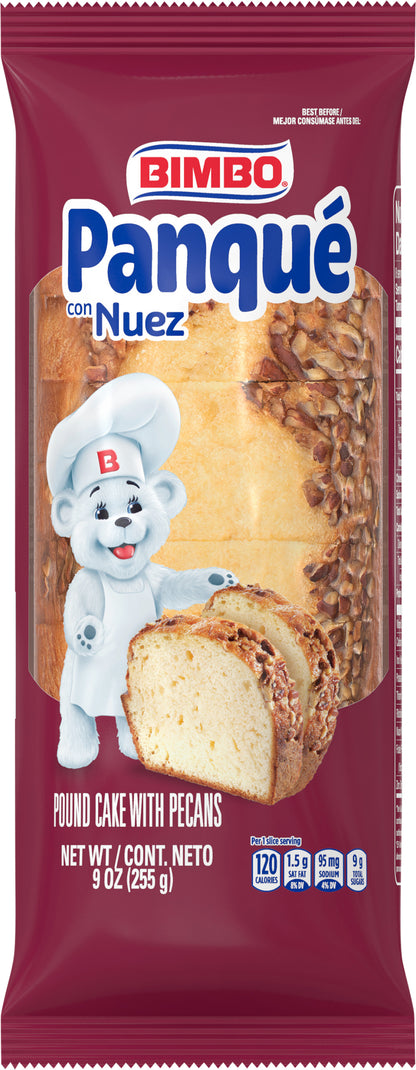 Bimbo Panque Con Nuez Sliced 9 Oz