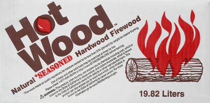 Hot Wood Jumbo Pack Hardwood Seasoned Natural Firewood 1 lt