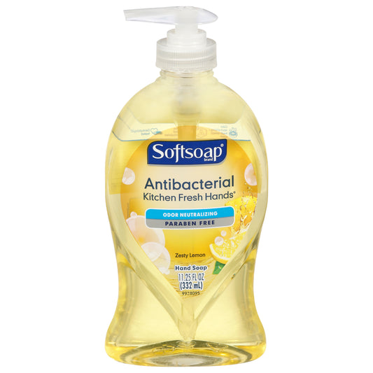 Softsoap Antibacterial Kitchen Fresh Hands Zesty Lemon Hand Soap 11.25 fl oz