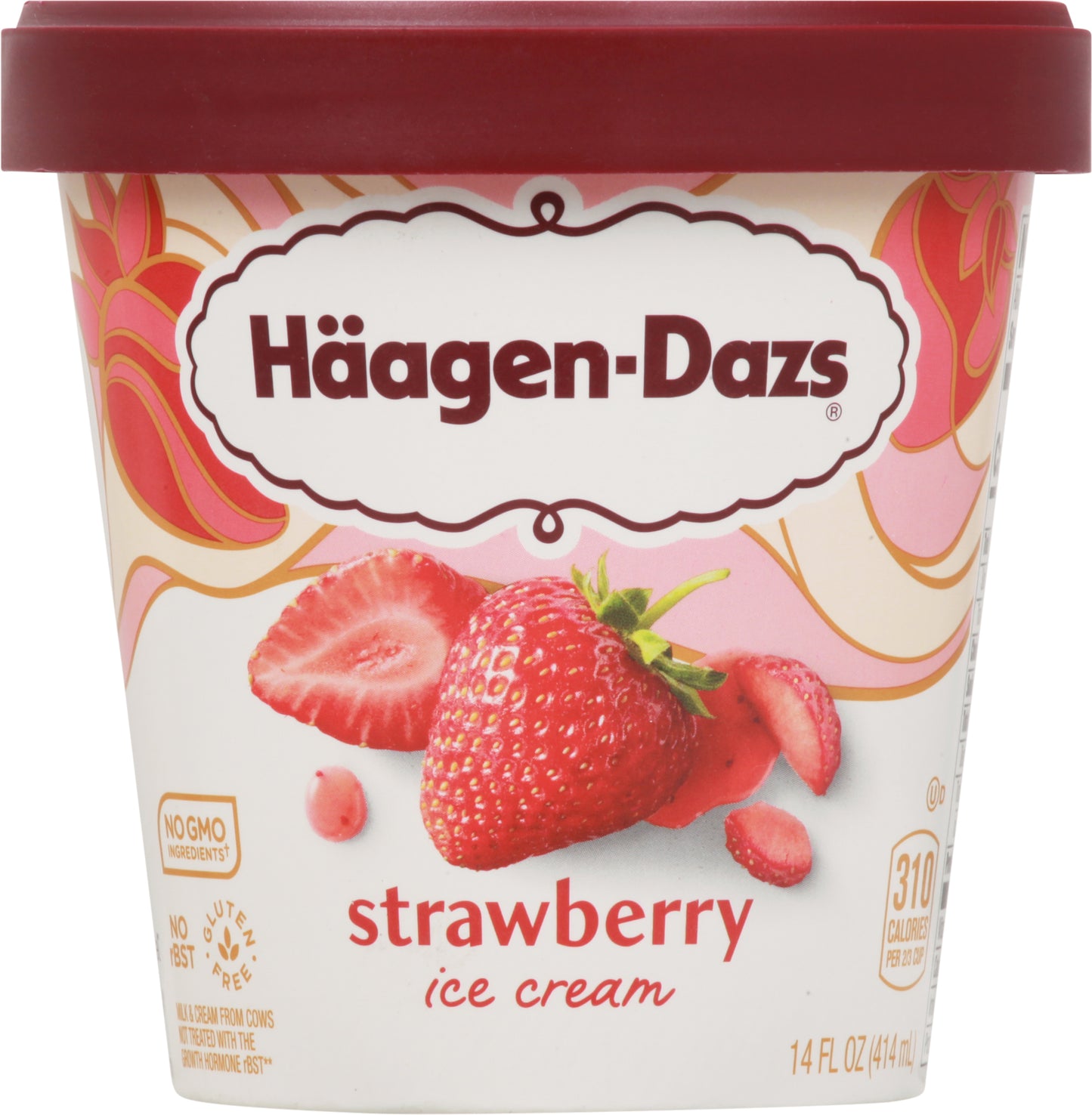 Haagen-Dazs Strawberry Ice Cream 14 fl oz