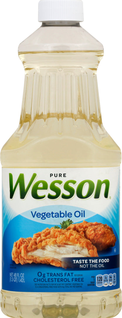 Wesson Vegetable Oil 48 oz
