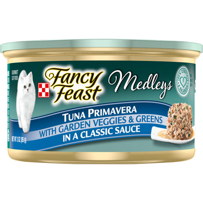 Purina Fancy Feast Medleys Tuna Primavera With Veggies & Greens In A Classic Sauce