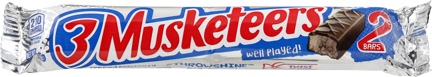 3 Musketeers Bars 6.28 oz Wrapper