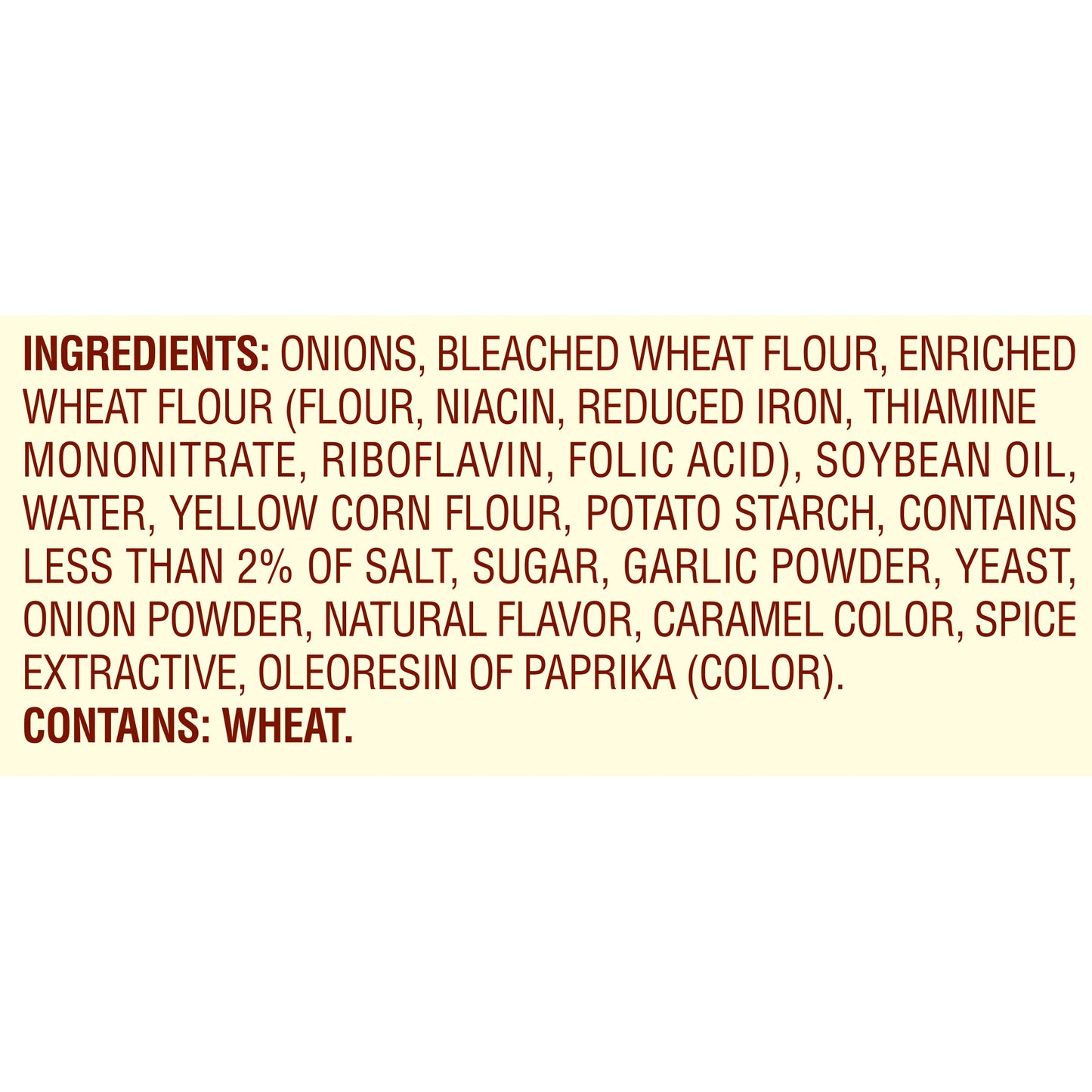 Ore-Ida® Gourmet Onion Rings 16 oz. Bag
