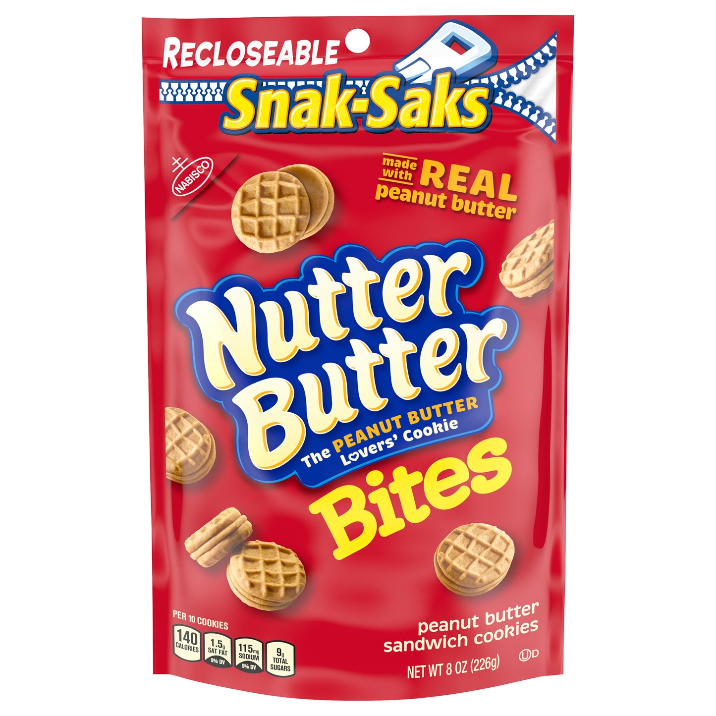 Nutter Butter Bites Peanut Butter Sandwich Cookies 8 oz