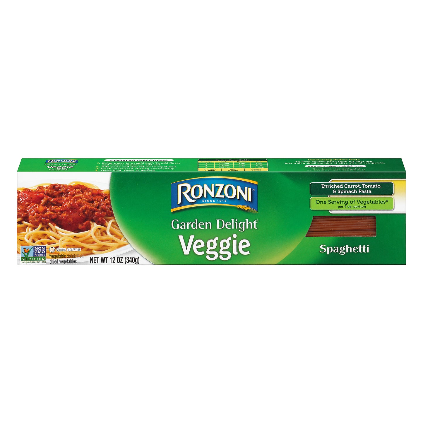 Ronzoni® Garden Delight® Veggie Spaghetti 12 oz. Box