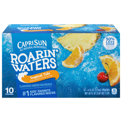 Capri Sun Tropical Fruit 10ct Carton (68794-00001 - C34343566) Wave 2 60 fl oz (1.87 qt) 1.77L Engli