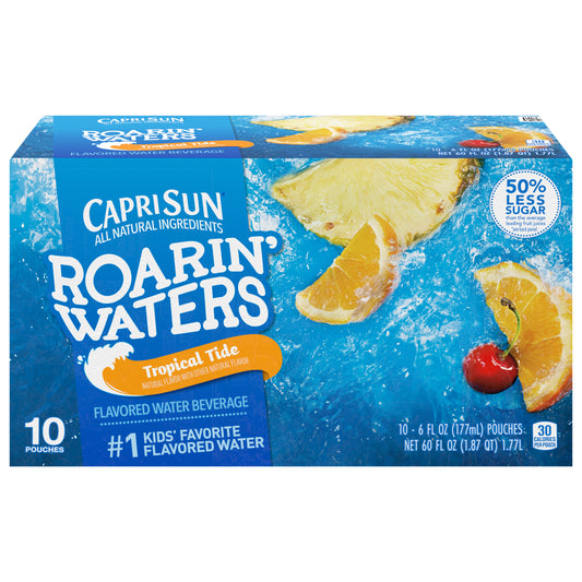 Capri Sun Tropical Fruit 10ct Carton (68794-00001 - C34343566) Wave 2 60 fl oz (1.87 qt) 1.77L Engli