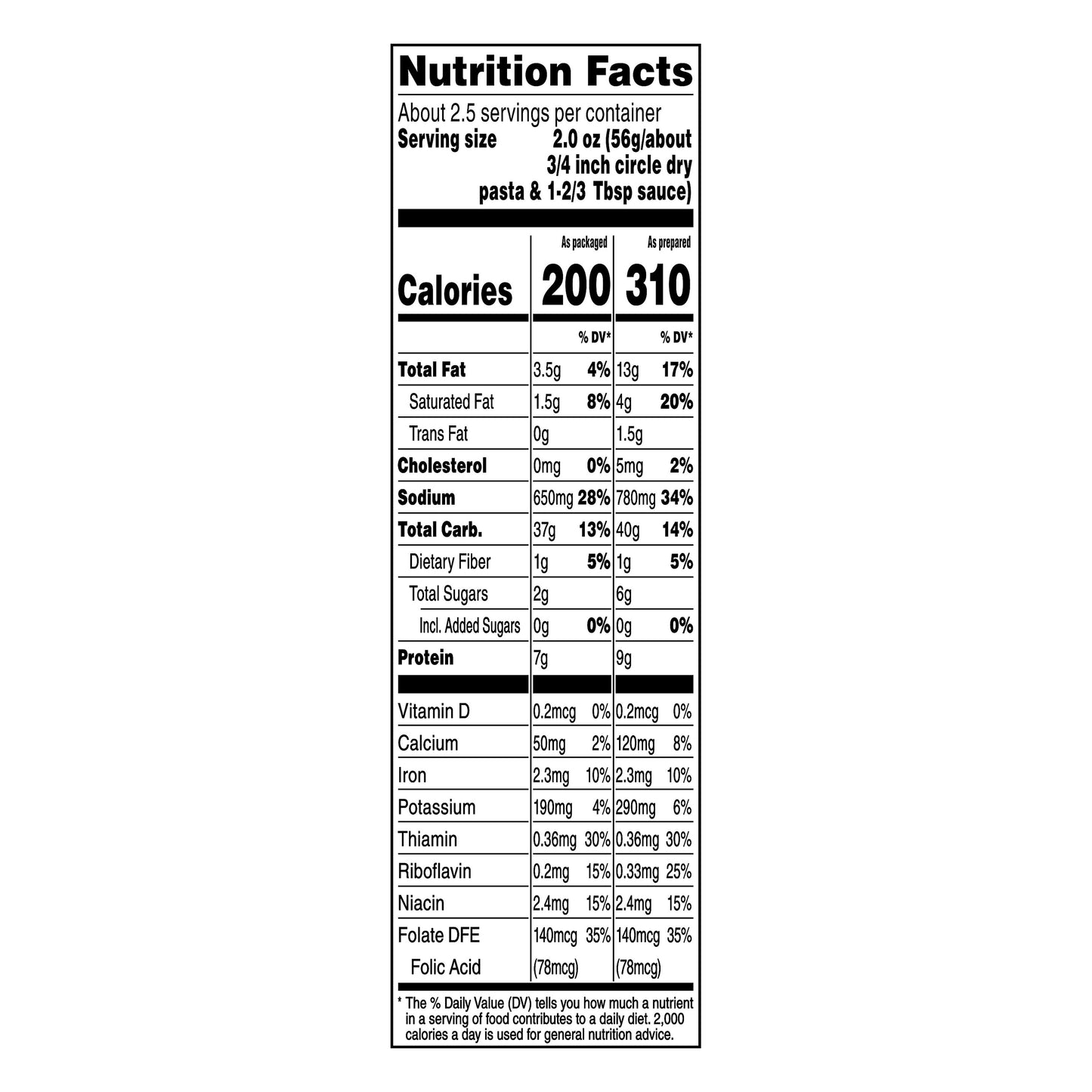 Pasta Roni Parmesan Cheese Flavor Pasta 5.1 oz