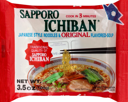 Sapporo Ichiban Noodles & Soup 3.5 oz