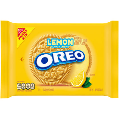 Nabisco Oreo Lemon Creme Sandwich Cookies 20 oz. Pack