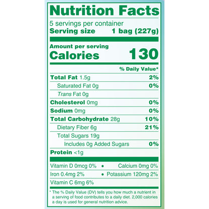 DOLE Frozen Blueberries, 40 Ounce Bag with 5 Pre-Portioned Packets