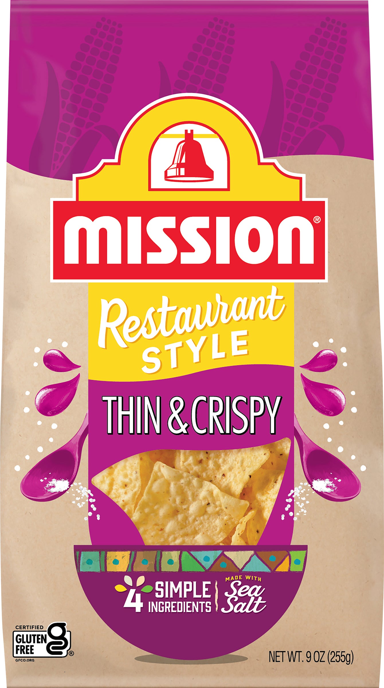 Mission Thin & Crispy Tortilla Chips, 9 oz