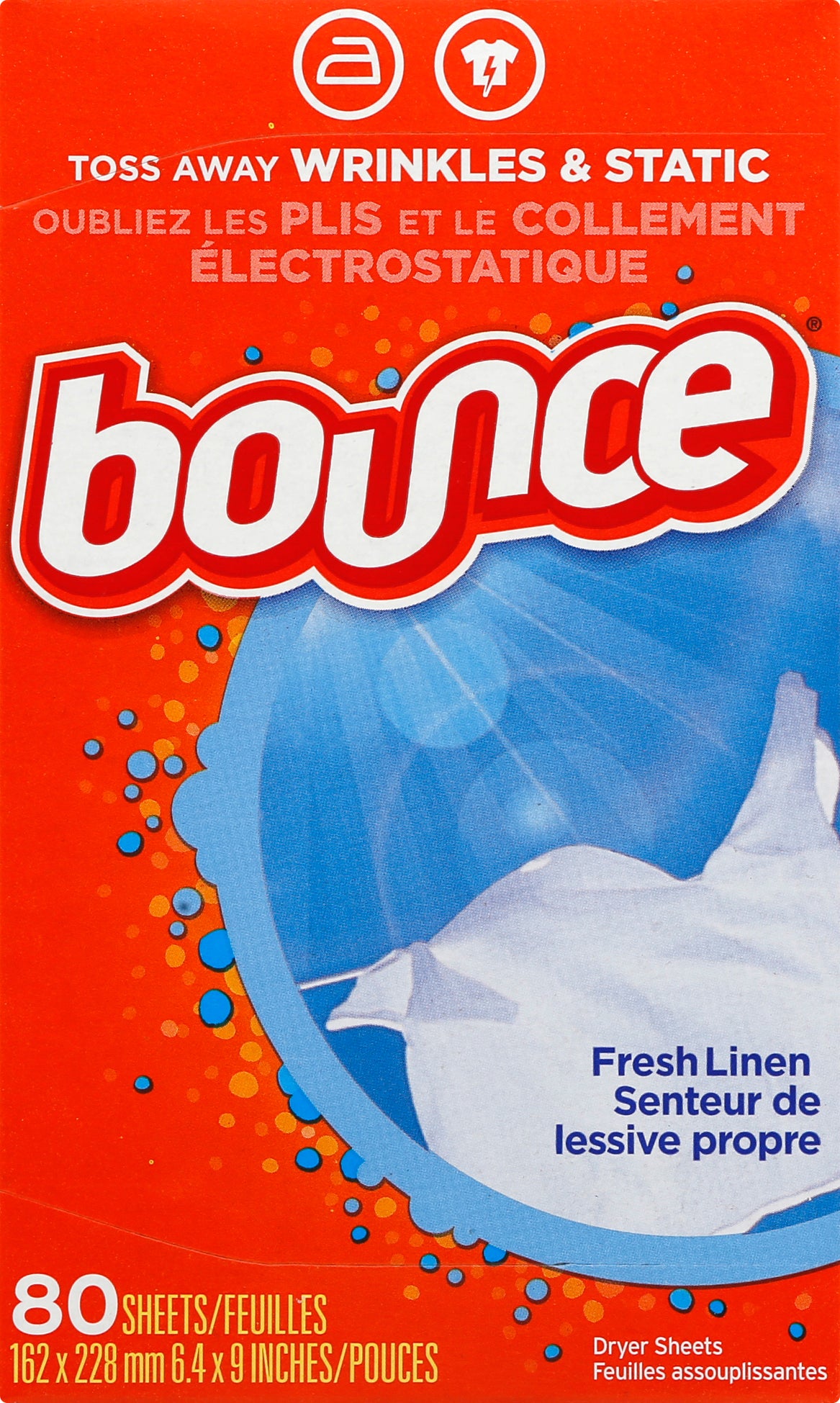 Bounce Fresh Linen Dryer Sheets 80 ea