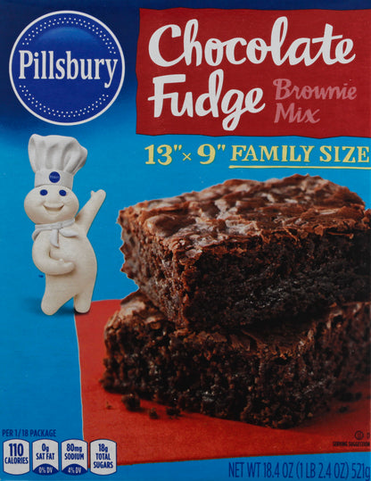 Pillsbury Family Size Chocolate Fudge Brownie Mix 18.4 oz