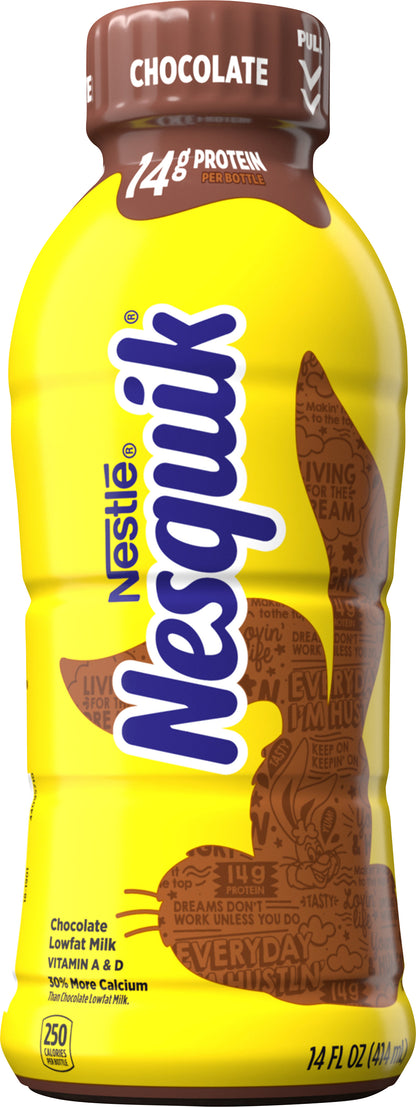 Nesquik Lowfat Chocolate Milk 14 oz
