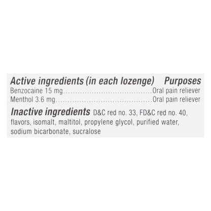 Cepacol Extra Strength Cherry Sore Throat Lozenges 16 ea Box