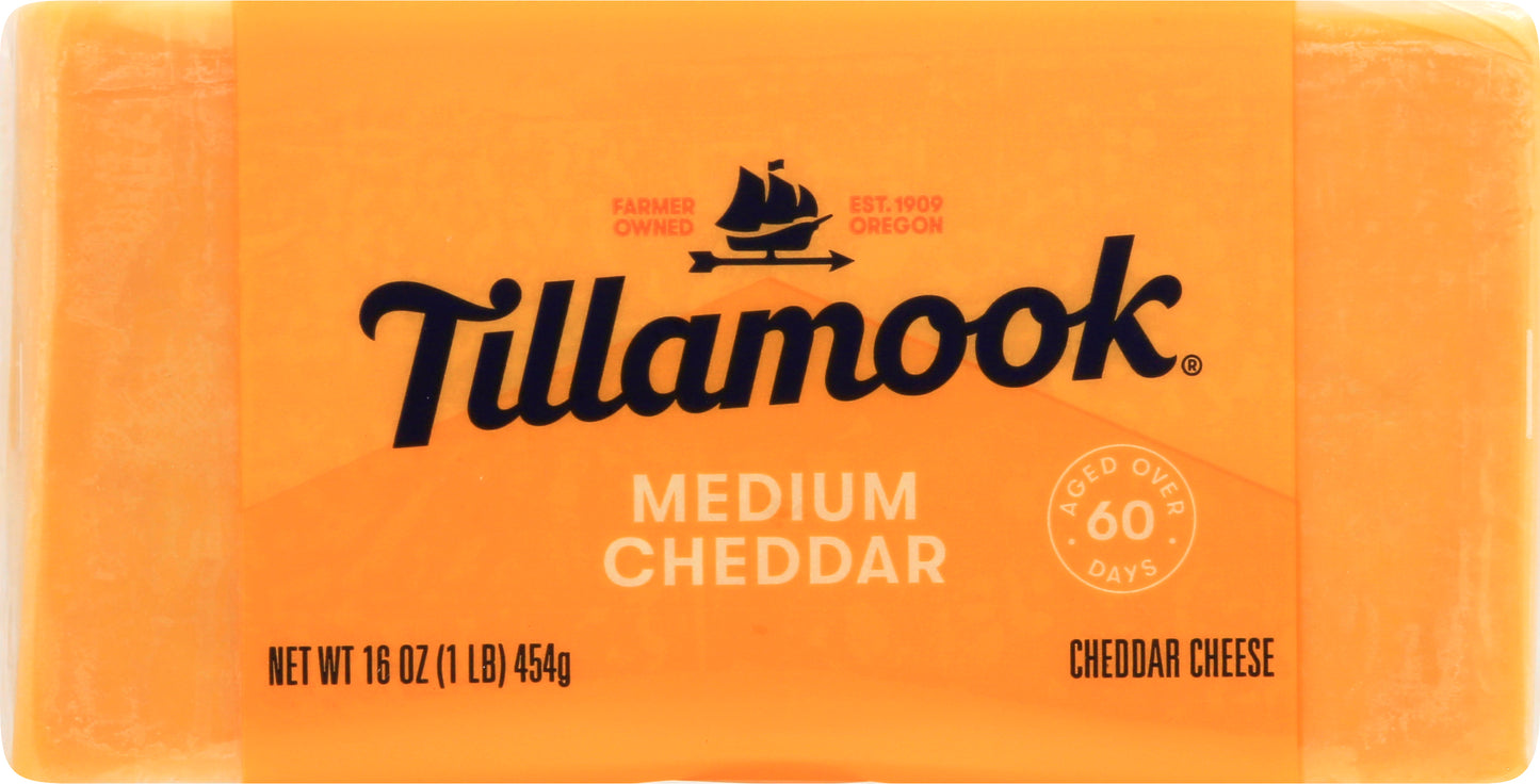 Tillamook Medium Cheddar Cheese 16 oz