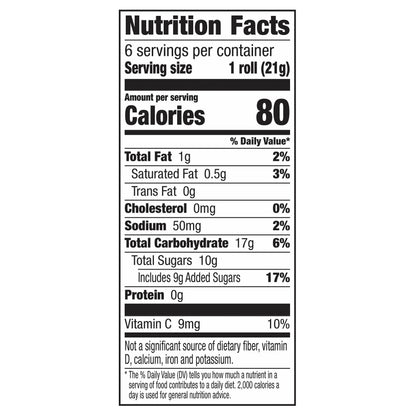 Fruit by the Foot Fruit Flavored Snacks, Berry Tie-Dye, 4.5 oz, 6 ct