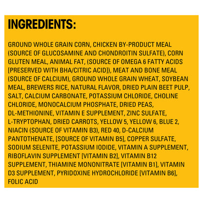 Pedigree Complete Nutrition for Big Dogs Roasted Chicken,Rice & Vegetable Flavor Food for Adult Dogs