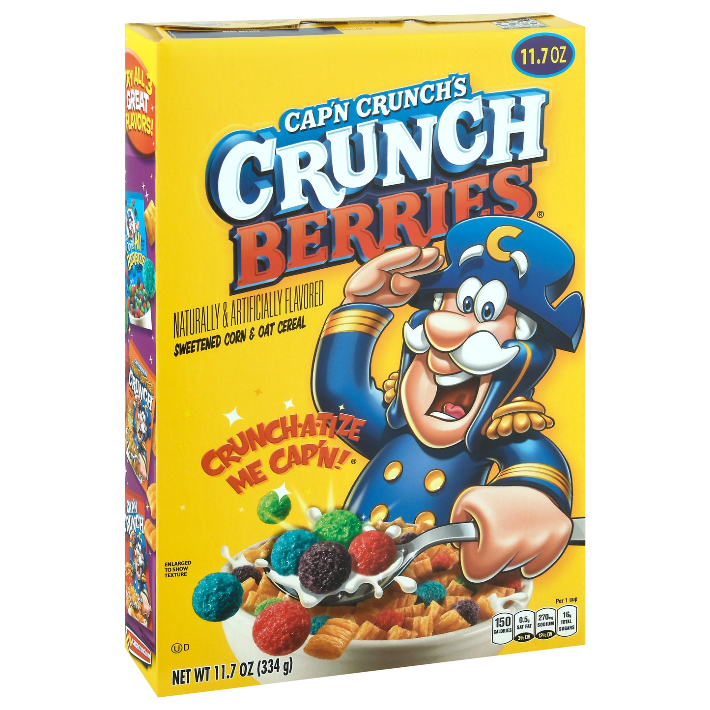 Cap'n Crunch Crunch Berries Sweetened Corn & Oat Cereal 11.7 oz