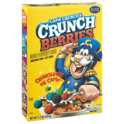 Cap'n Crunch Crunch Berries Sweetened Corn & Oat Cereal 11.7 oz