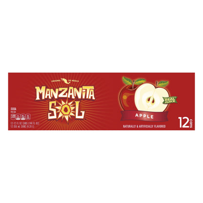 Manzanita Sol Apple Soda 12 ea