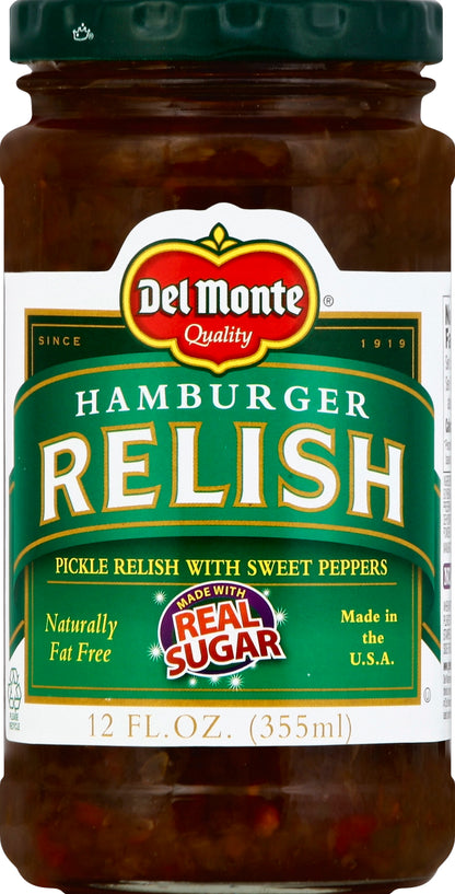 Del Monte Relish 12 oz