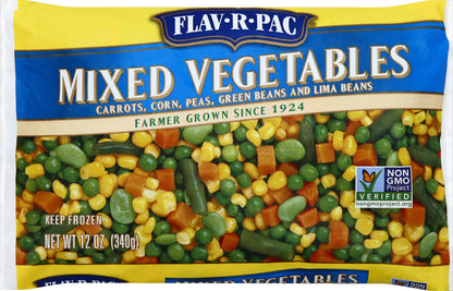 Flav R Pac Mixed Vegetables 12 oz