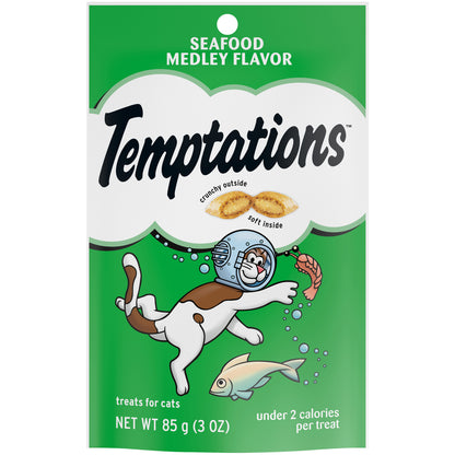 Temptations™ Seafood Medley Flavor Cat Treats 3 oz. Pouch