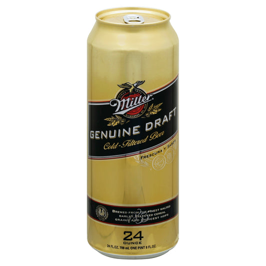 Miller Genuine Draft Beer 24 oz