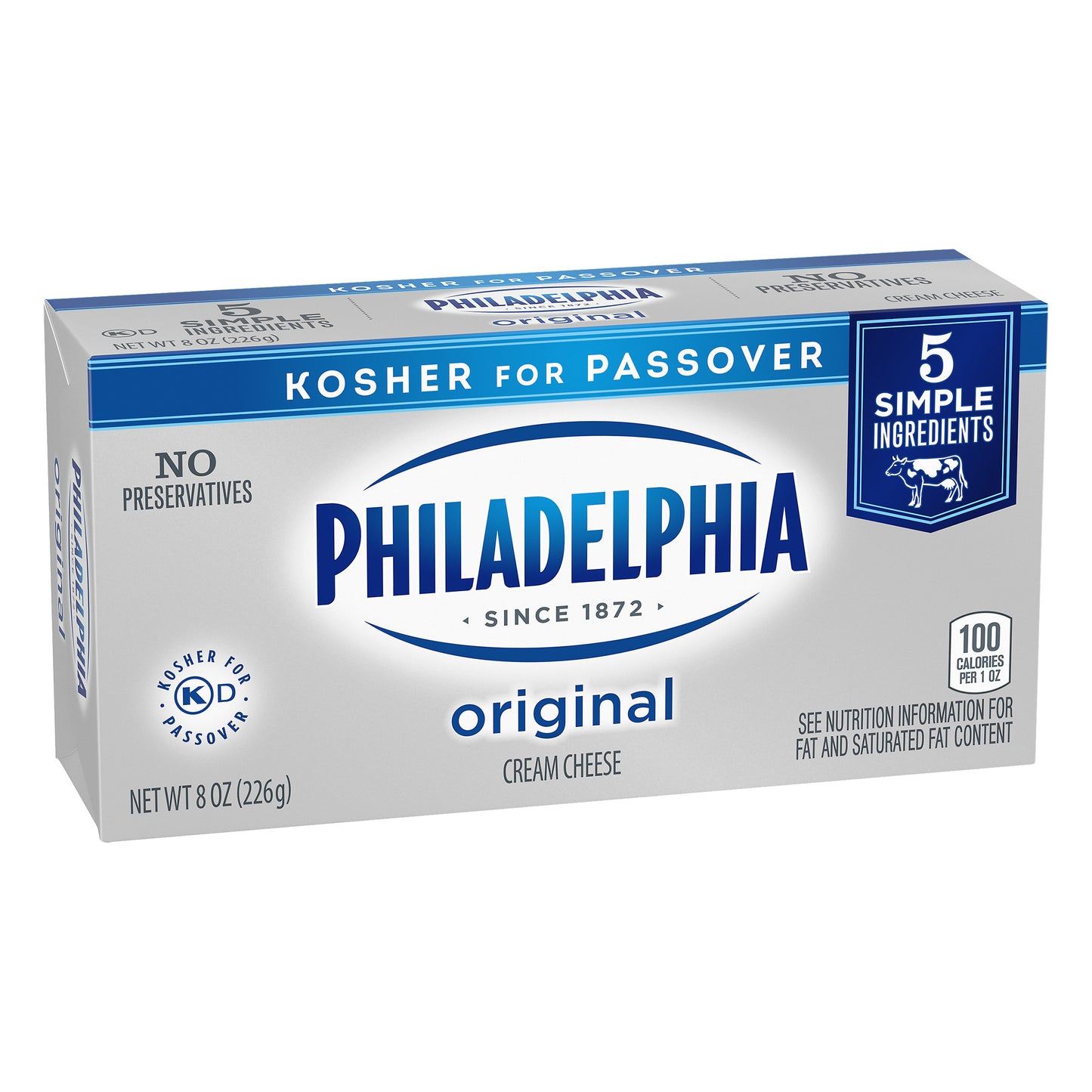Philadelphia Original Cream Cheese, 8 oz Box