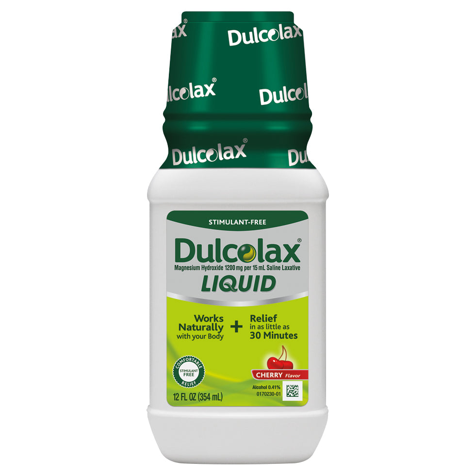 Dulcolax Liquid Cherry Flavor Laxative 12 oz